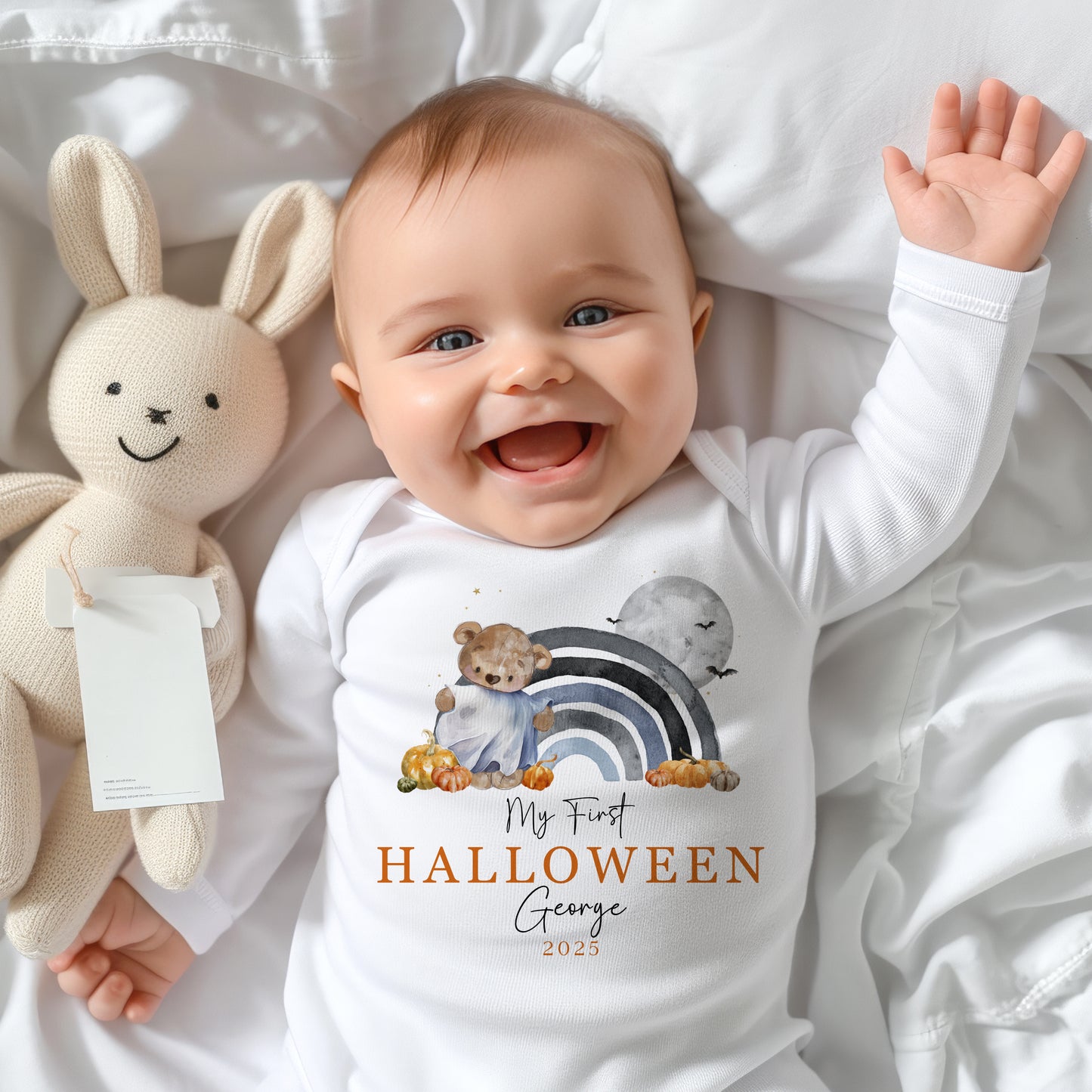 My First Halloween - Bear Rainbow Design