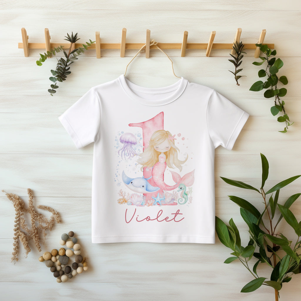 Mermaid Birthday T-Shirt