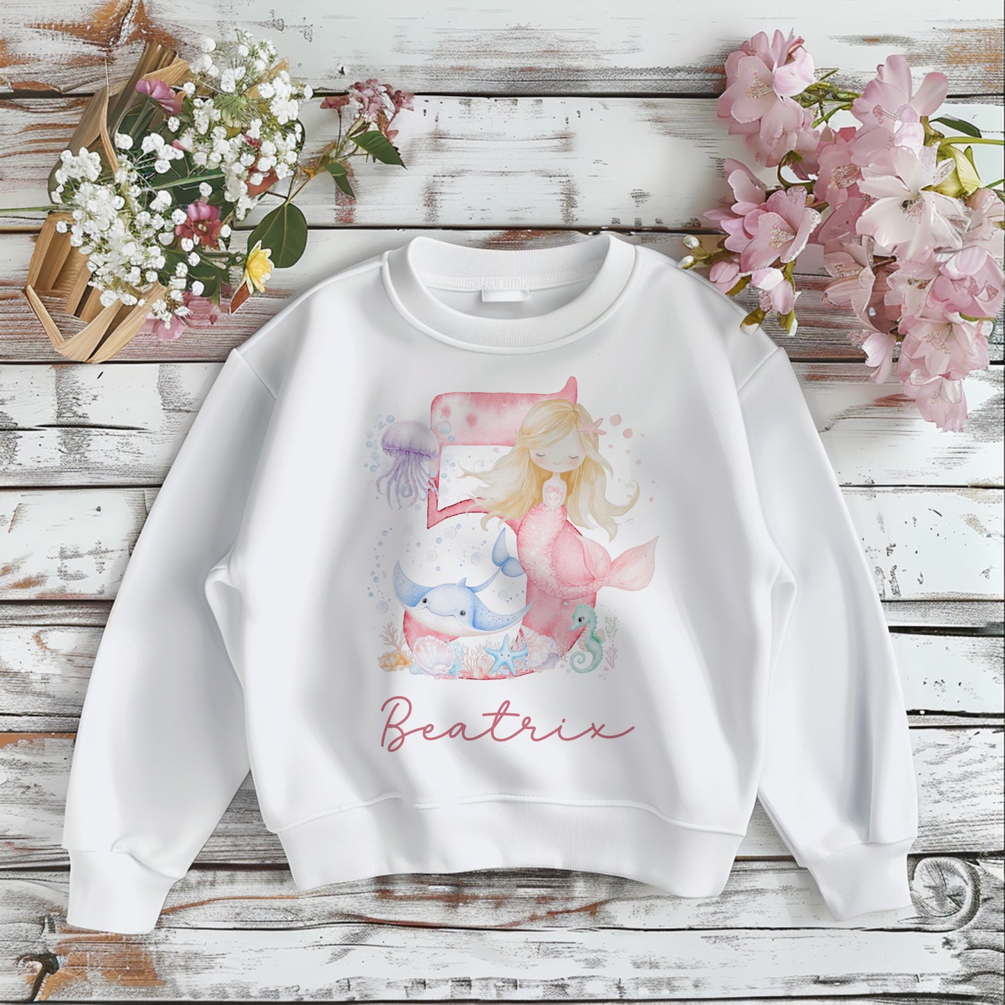 Mermaid Birthday T-Shirt