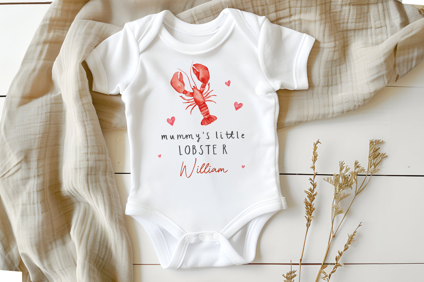 Mummy's Little Lobster - Sleepsuit Romper - Vest - T-Shirt - Sweater