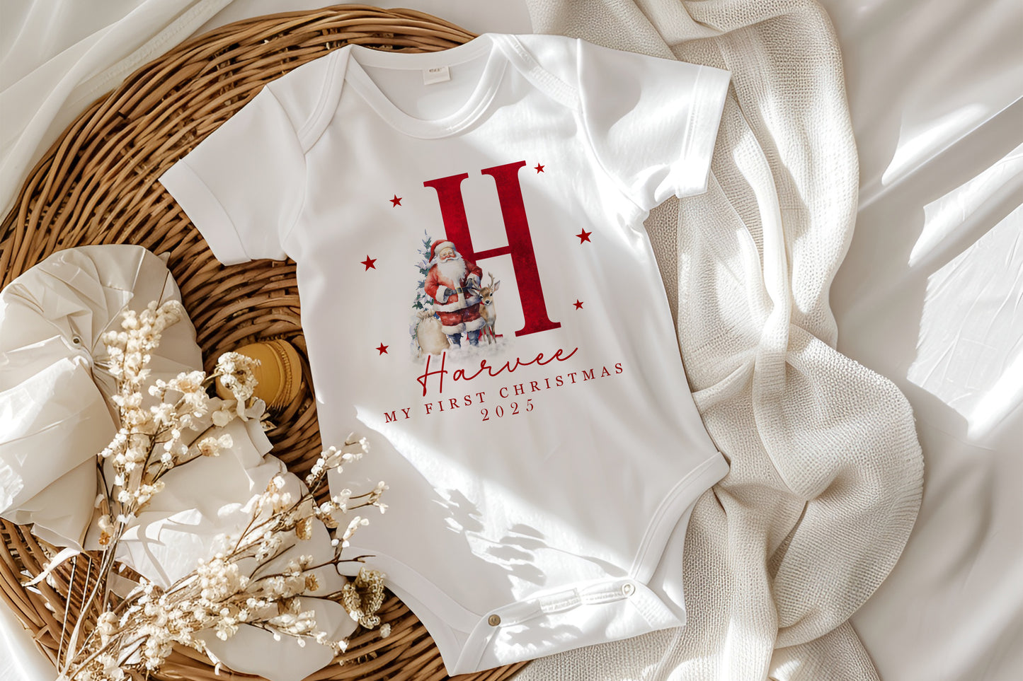 Santa Alphabet Design - My First Christmas