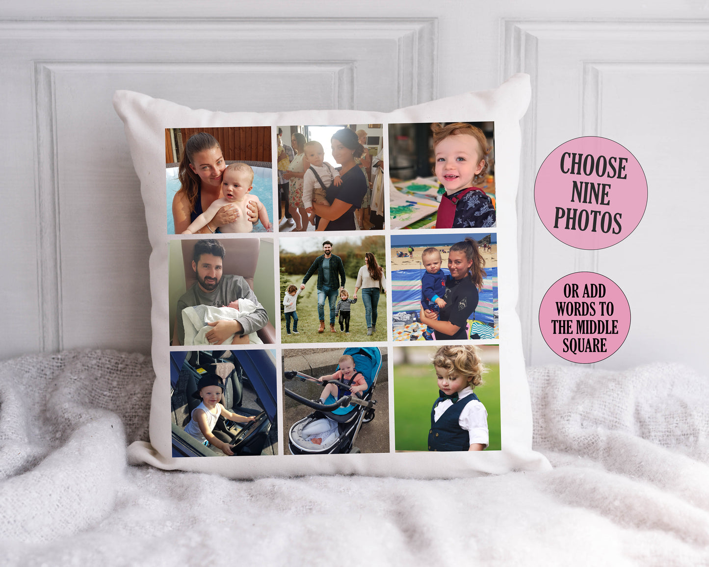 Photo Cushion - 8/9 Photographs