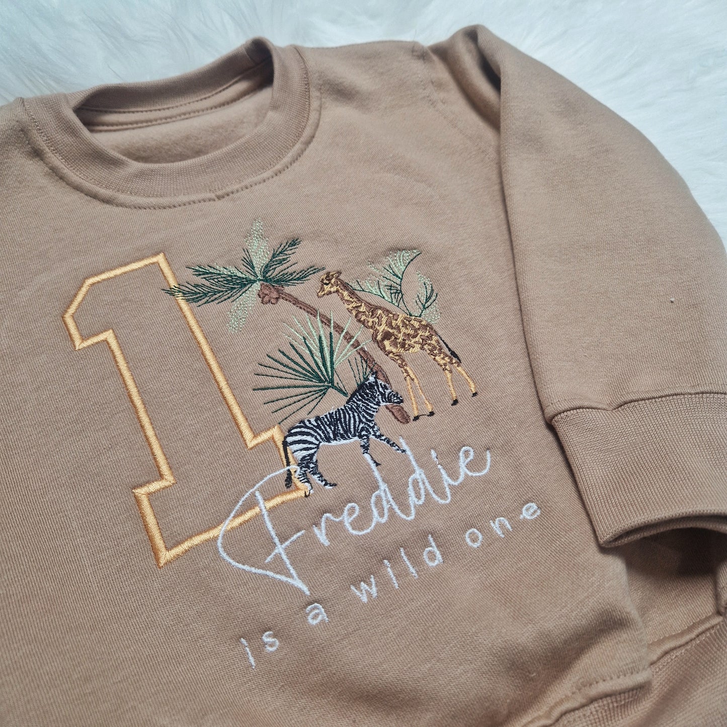 Personalised Safari Sweatshirt - Any Name and Age