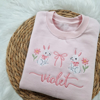 Bunny and Bows Sweatshirt