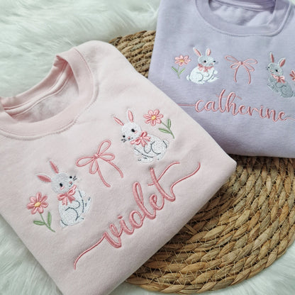 Bunny and Bows Sweatshirt