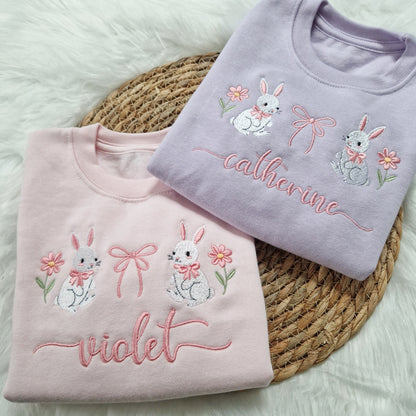 Bunny and Bows Sweatshirt