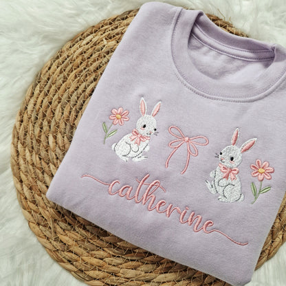 Bunny and Bows Sweatshirt