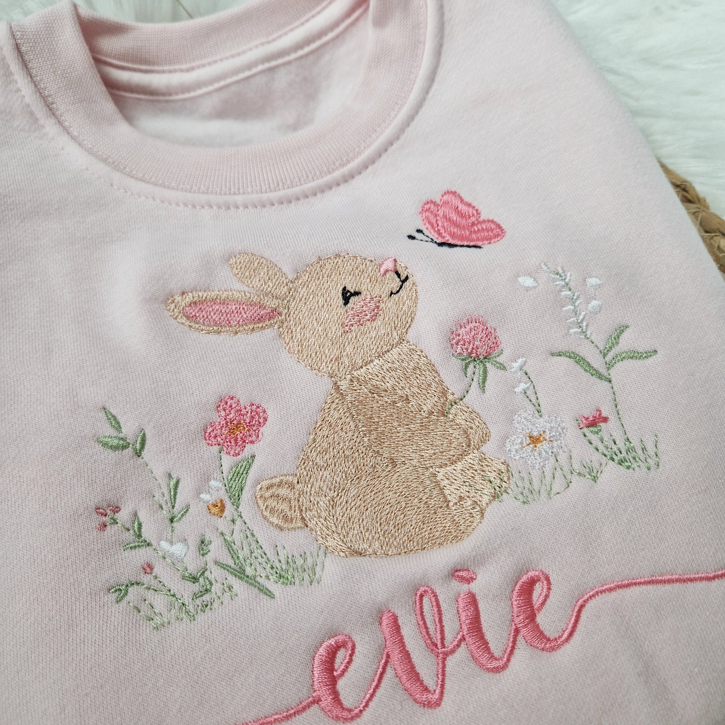 Bunny and Butterfly Sweatshirt