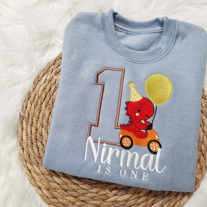 Dinosaur Birthday Sweatshirt