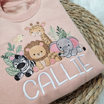 Safari Jungle Animals Sweatshirt