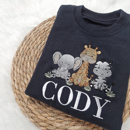 Safari Jungle Animals Sweatshirt