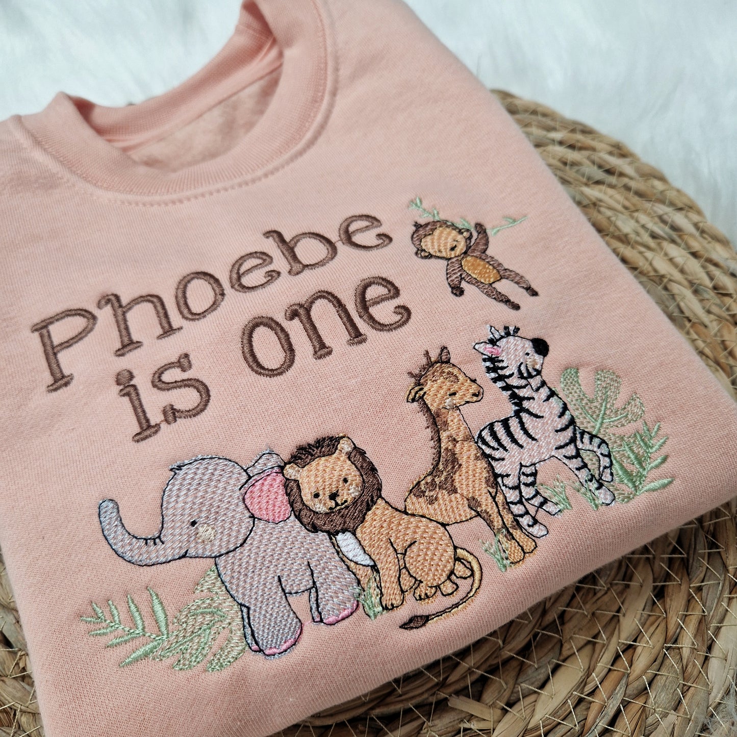 Safari Animals Birthday Sweatshirt