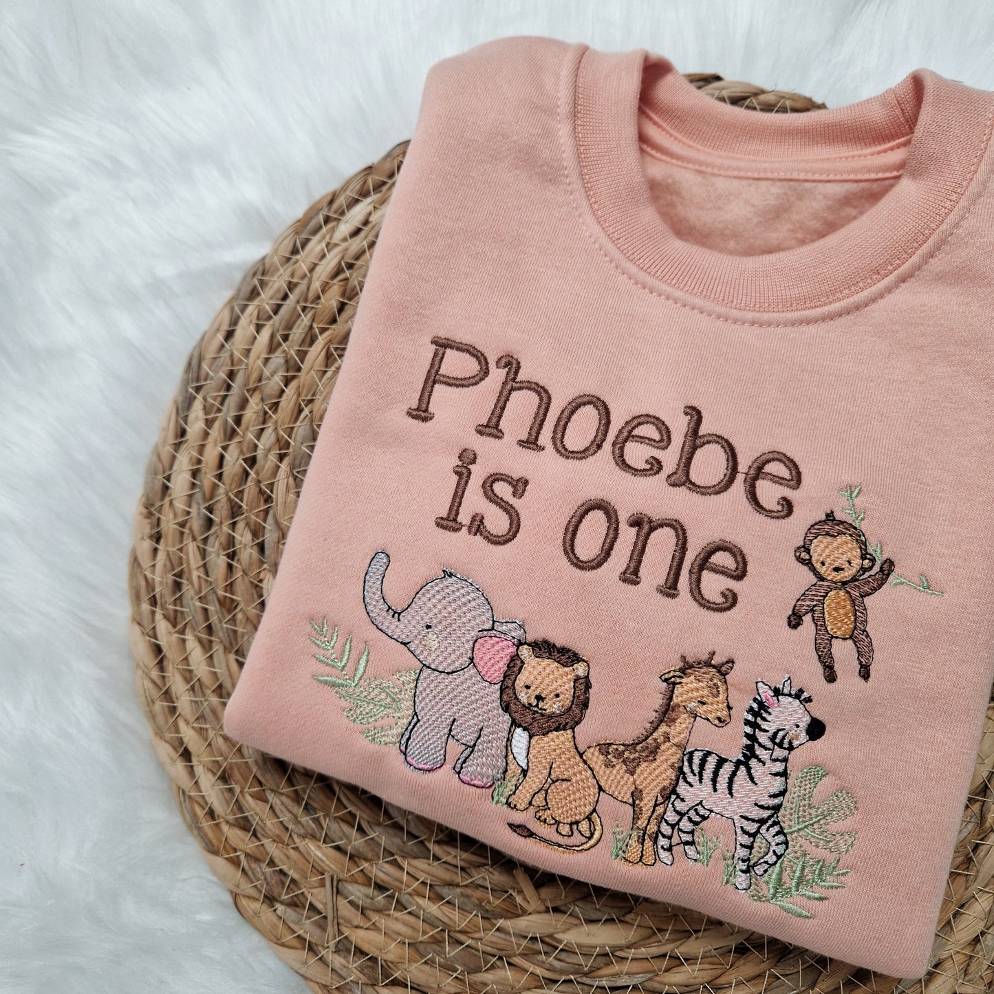 Safari Animals Birthday Sweatshirt