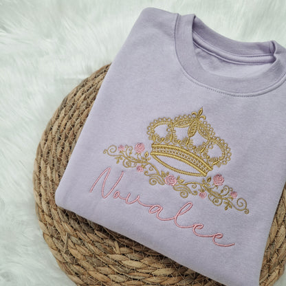 Princess Crown Sweatshirt