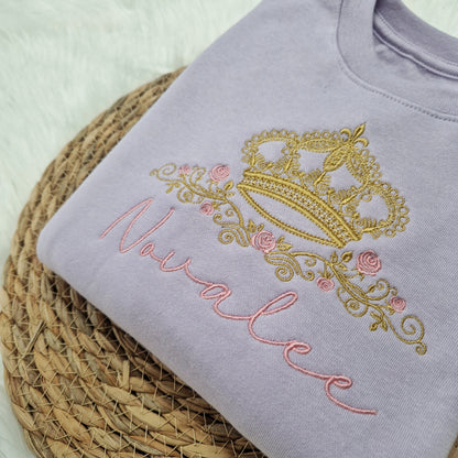 Princess Crown Sweatshirt