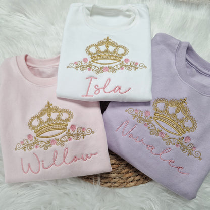 Princess Crown Sweatshirt