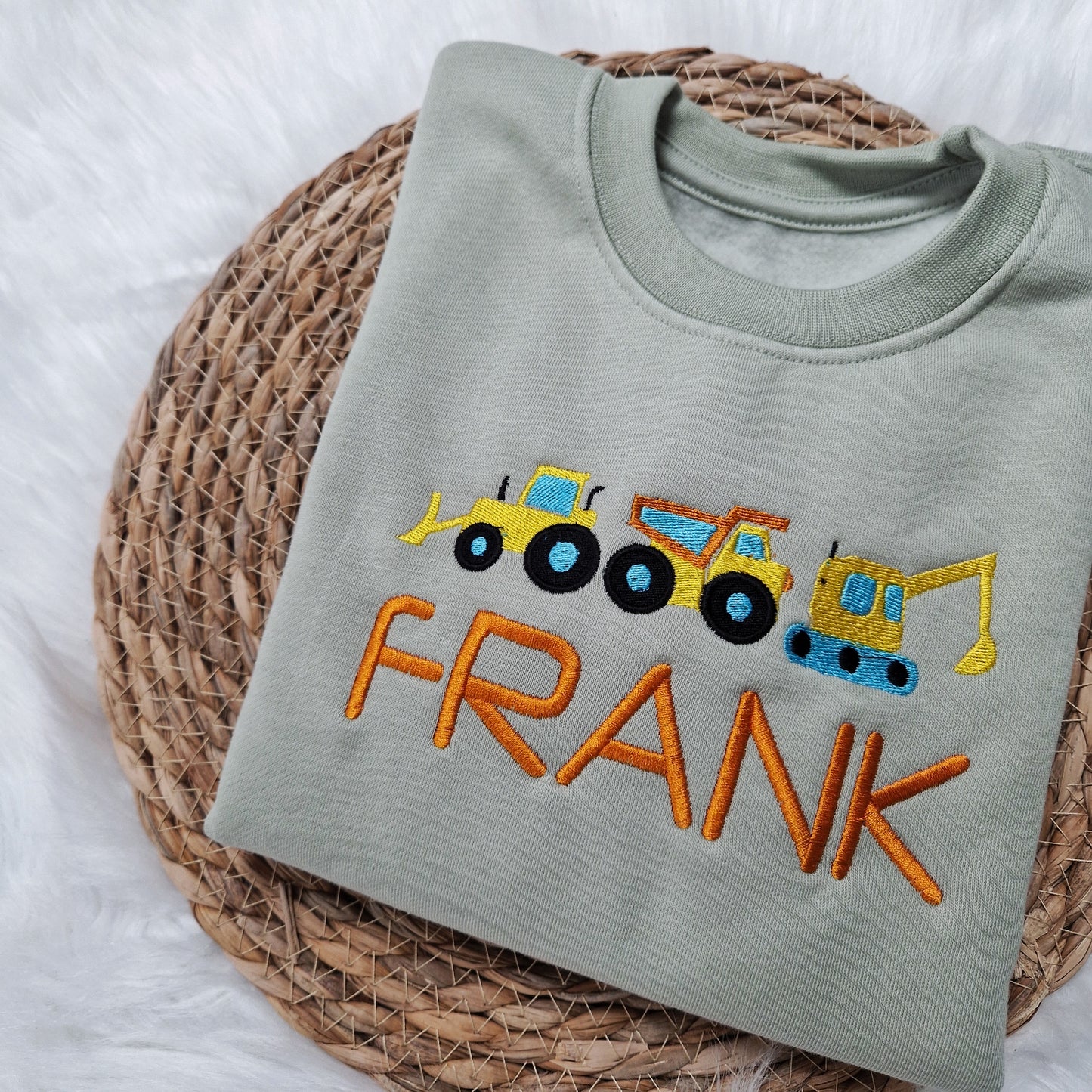 Construction Vehicles Sweatshirt