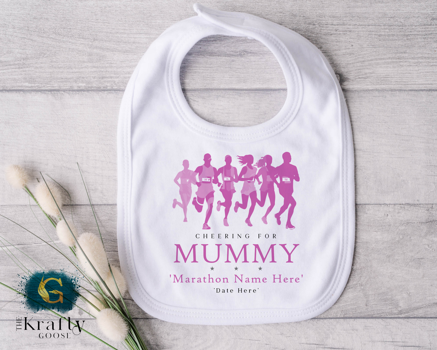 Marathon Supporters - Pink Design - Sleepsuit Romper - T-Shirt - Vest - Sweater