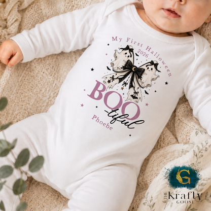 Boo-tiful Halloween - Ghost Bow Design