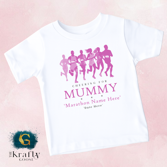 Marathon Supporters - Pink Design - Sleepsuit Romper - T-Shirt - Vest - Sweater