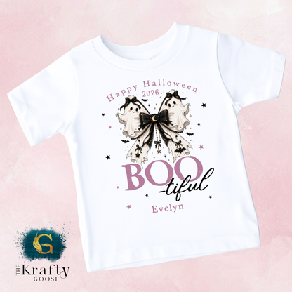 Boo-tiful Halloween - Ghost Bow Design