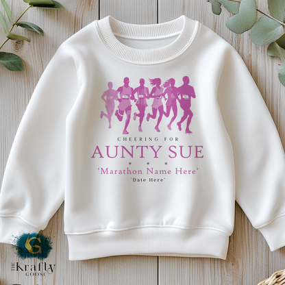 Marathon Supporters - Pink Design - Sleepsuit Romper - T-Shirt - Vest - Sweater