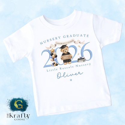 Nursery Graduation 2026 Teddy Design - T-Shirt or Sweatshirt