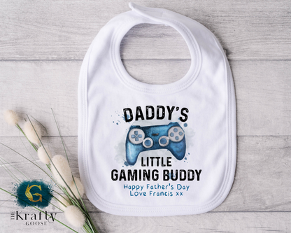 Daddy's Little Gaming Buddy - T-Shirt - Vest - Sleepsuit Romper - Sweater