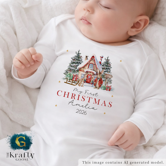 Christmas Bunny Design - My First Christmas