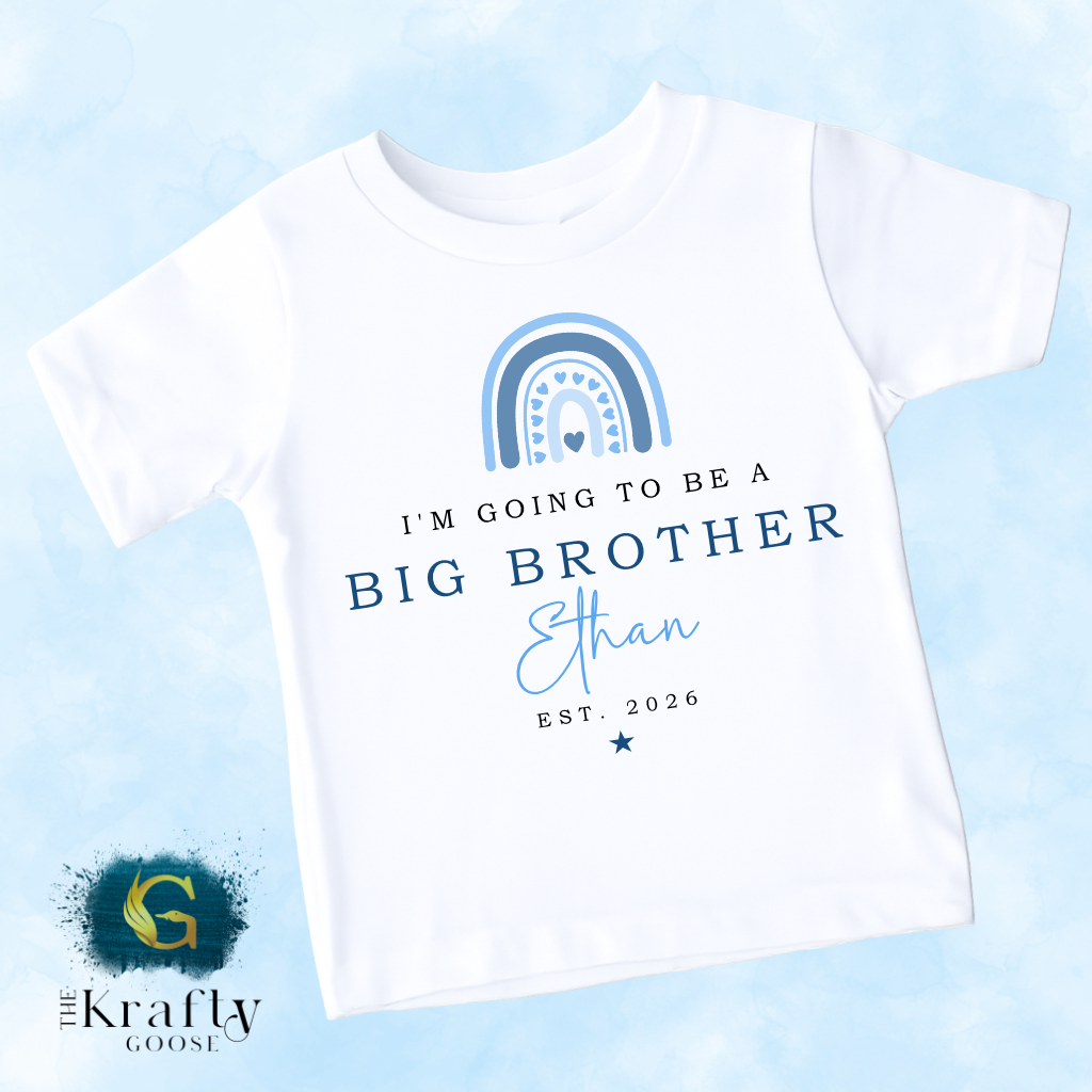 I'm Going To Be a Big Brother - Rainbow Design