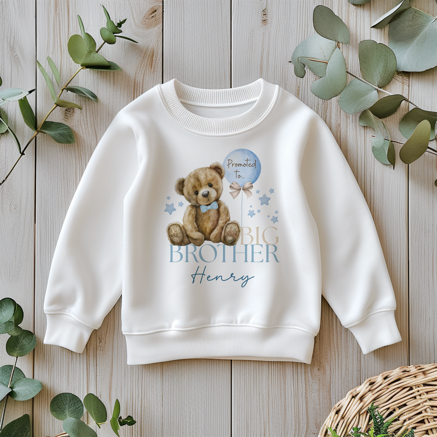 Promoted to Big Brother Bear - T-Shirt or Sweatshirt