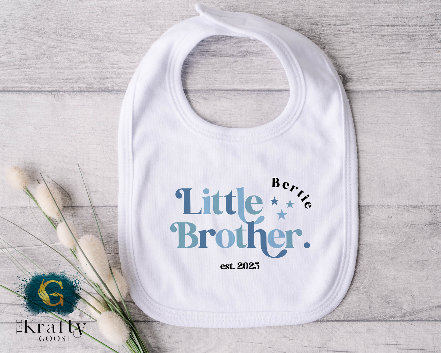Little Brother - Sleepsuit Romper - Vest - Bib