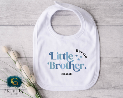 Little Brother - Sleepsuit Romper - Vest - Bib