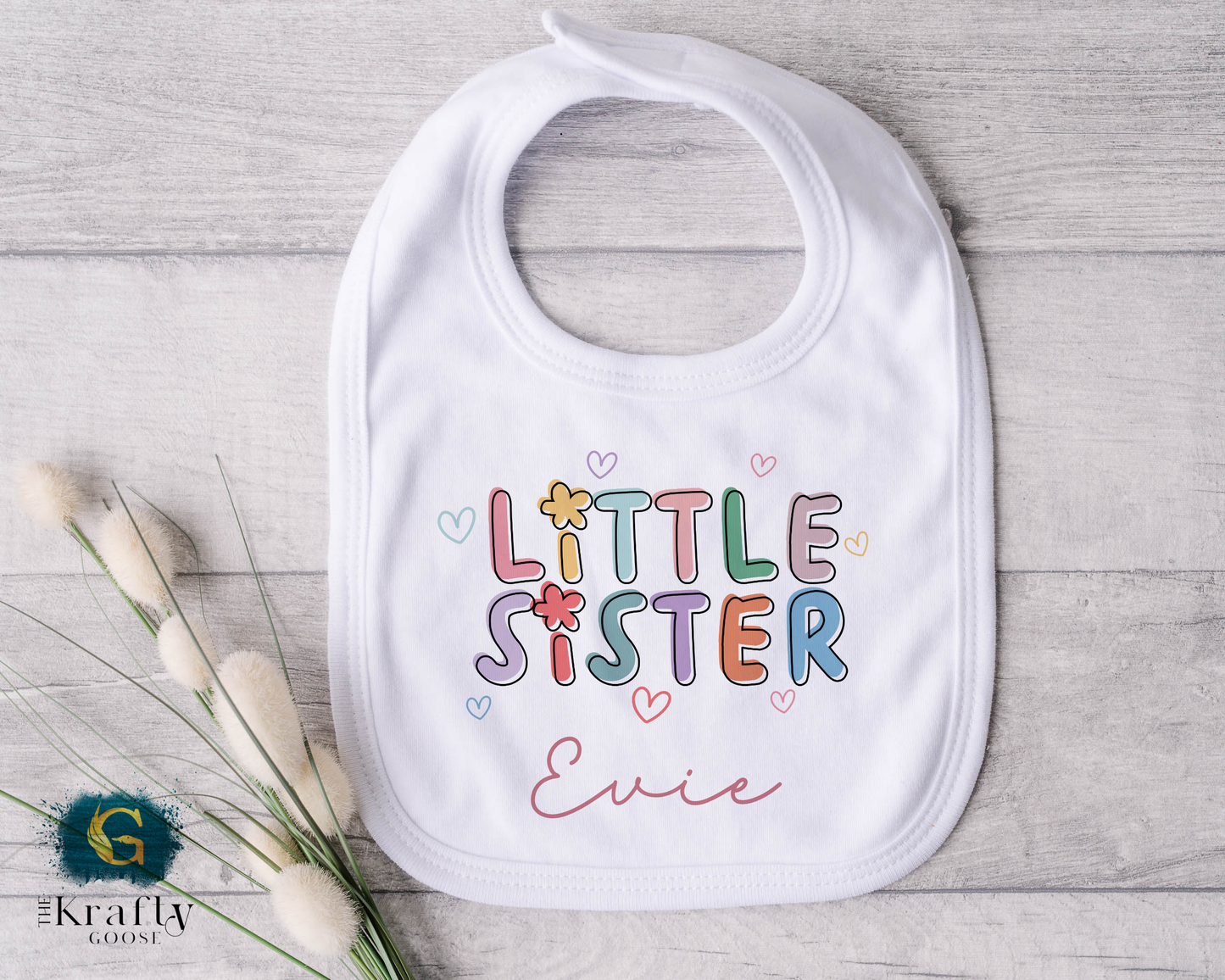Little Sister - Sleepsuit Romper - Vest - Bib