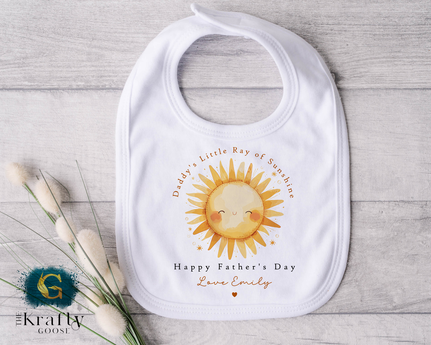Daddy's Little Ray of Sunshine Fathers Day - T-Shirt - Vest - Sleepsuit Romper - Sweater