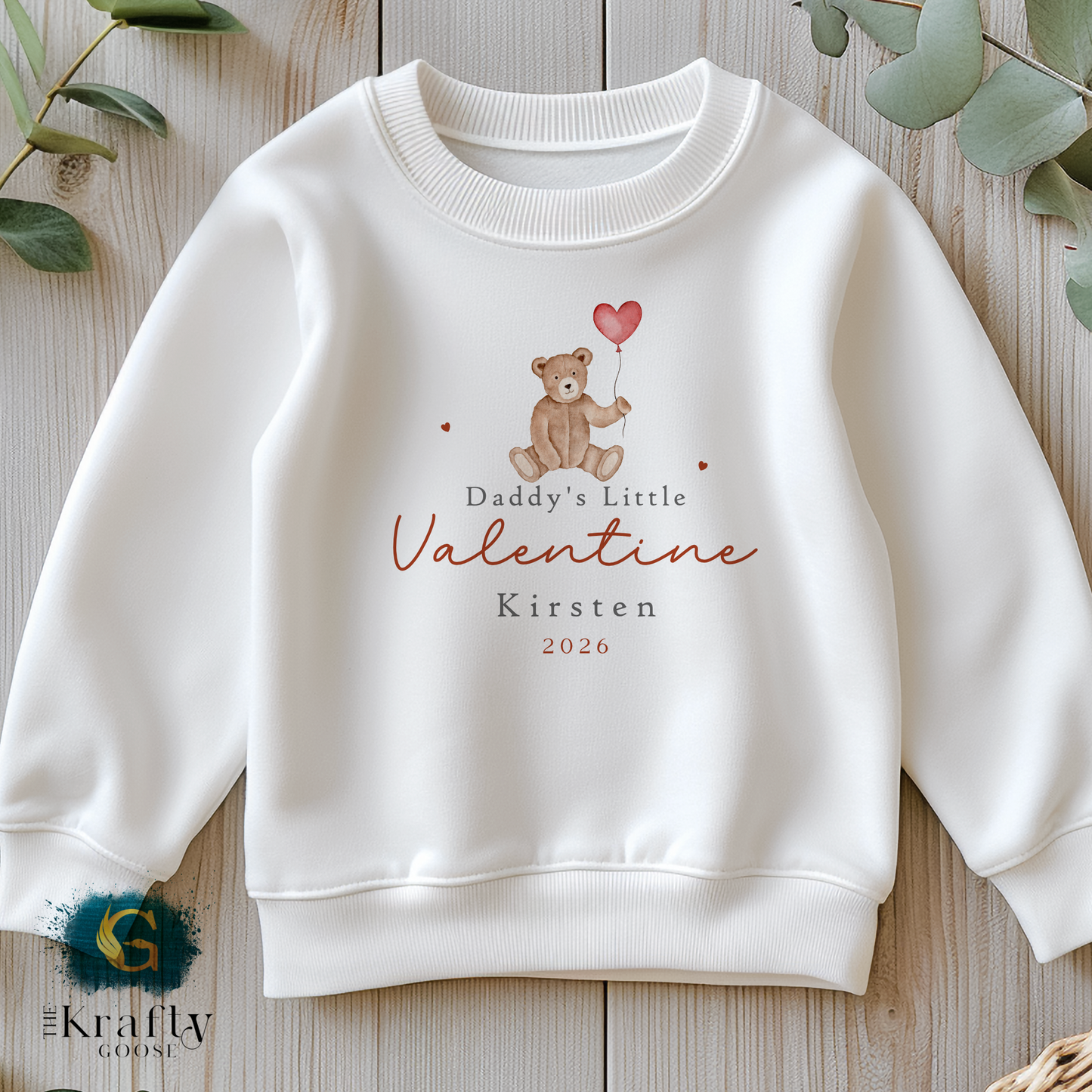 Little Valentine - Bear and Balloon Design