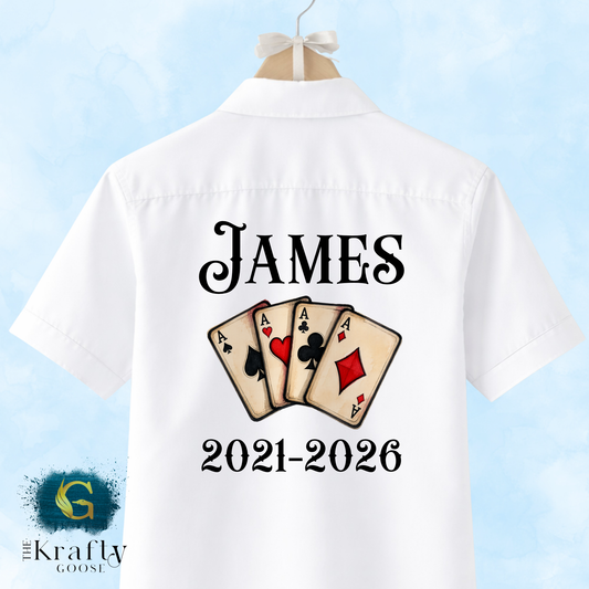 Ace Playing Cards Leavers Shirt - Class of 2026 Leaver