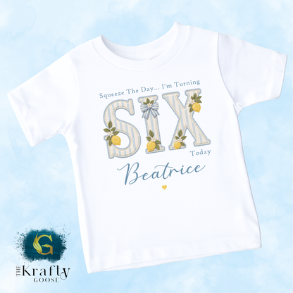 Squeeze the Day - Lemon Birthday - T-Shirt or Baby Outfit