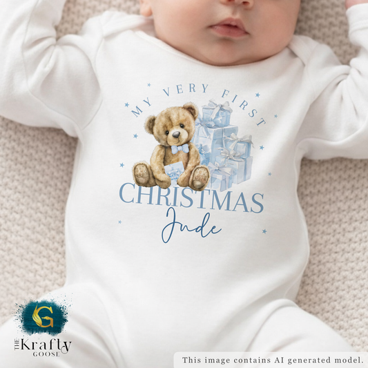 My Very First Christmas - Blue Bear Design