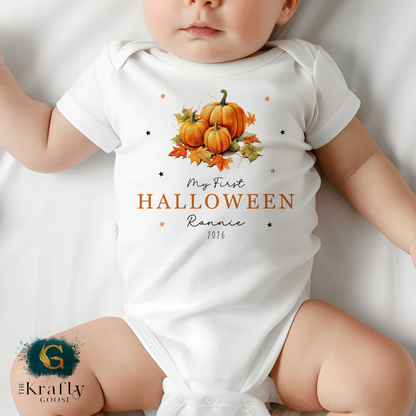 First Halloween - Pumpkins Design