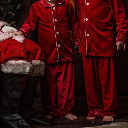 Red Velvet Pyjamas and Nightdress
