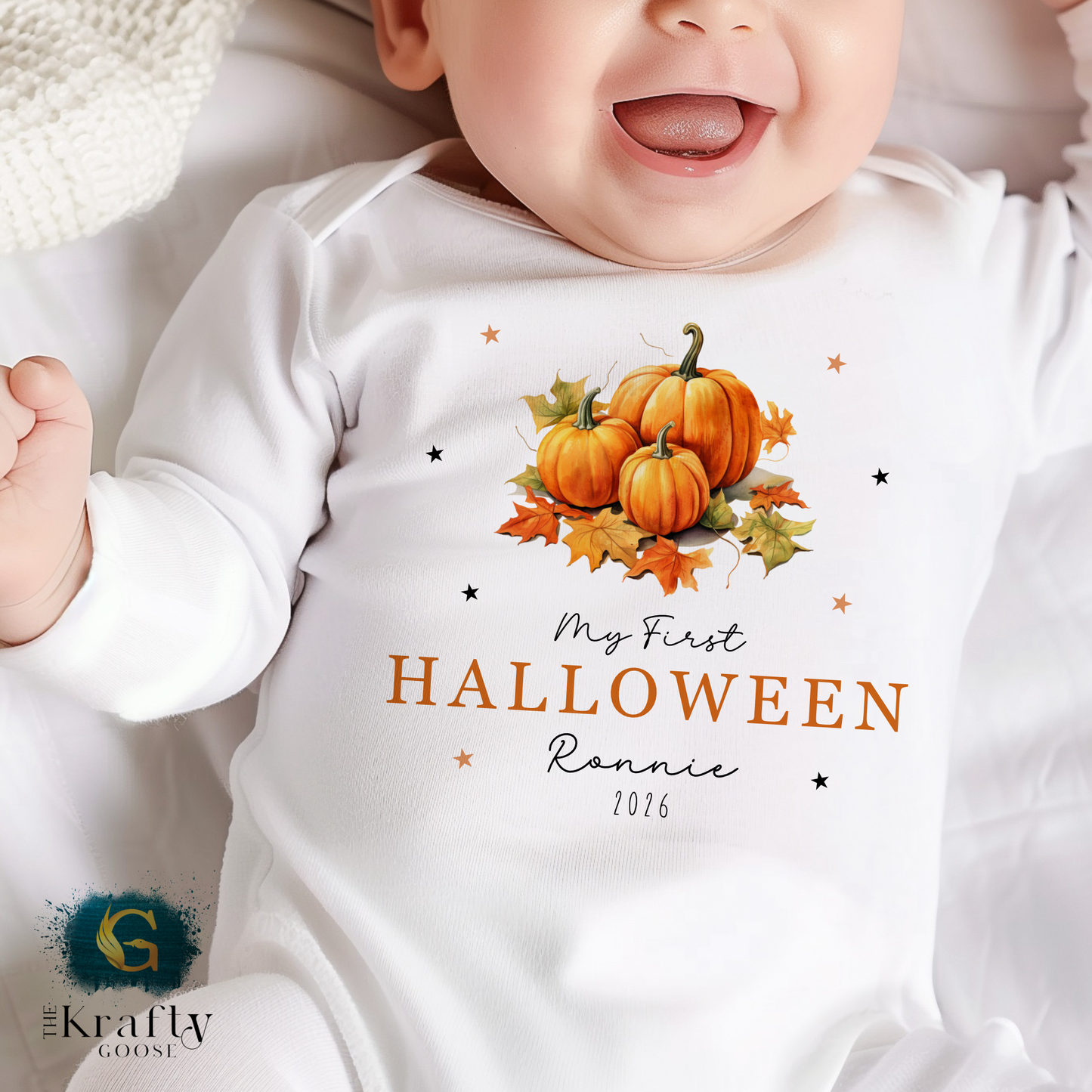 First Halloween - Pumpkins Design