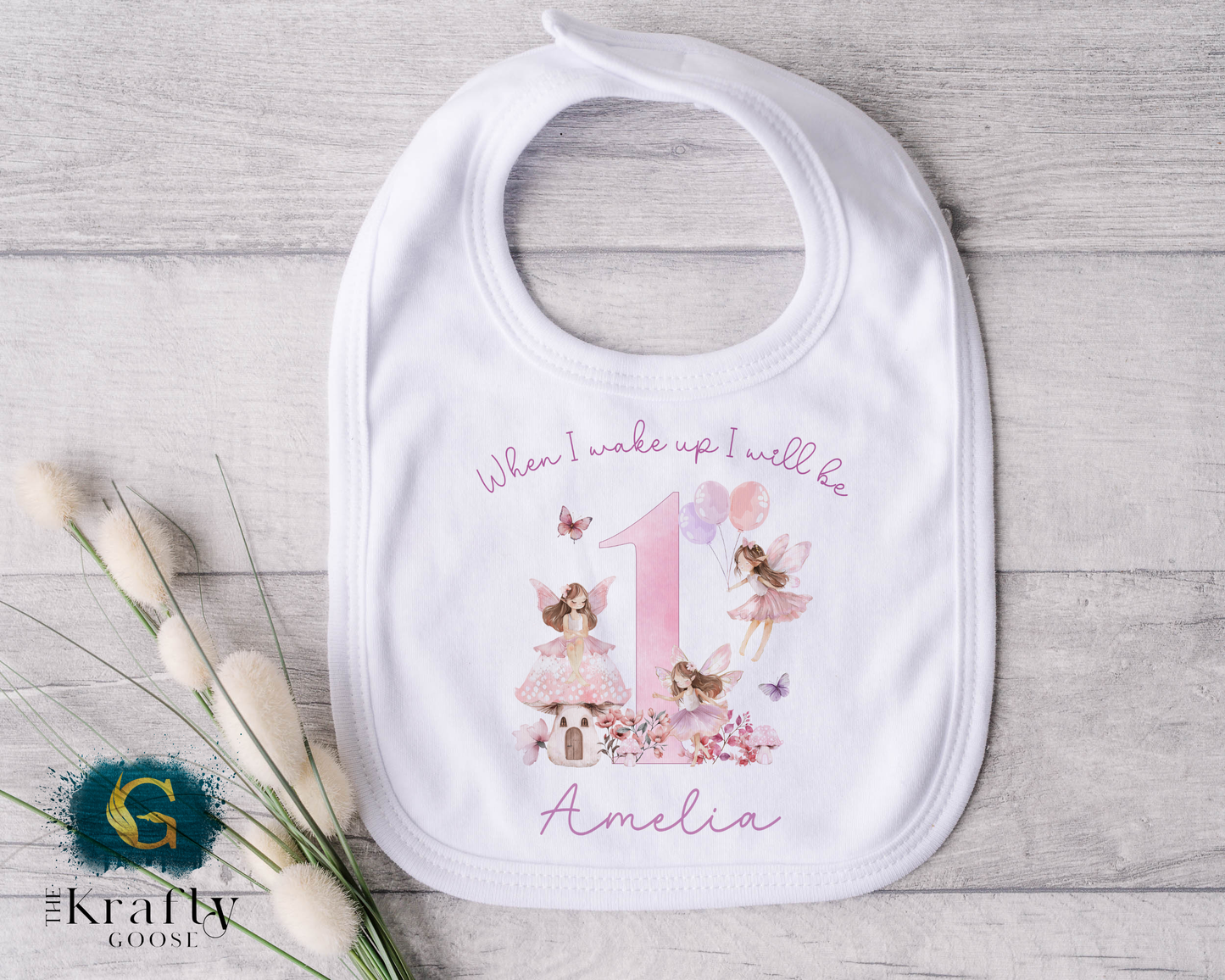 1st Birthday - When I Wake Up - Fairy Design