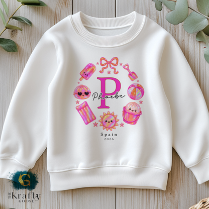 Little Dumpling Holiday - Pink Design - T-Shirt - Vest - Sleepsuit Romper - Sweater