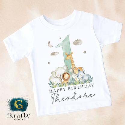 Safari Birthday - Green Design