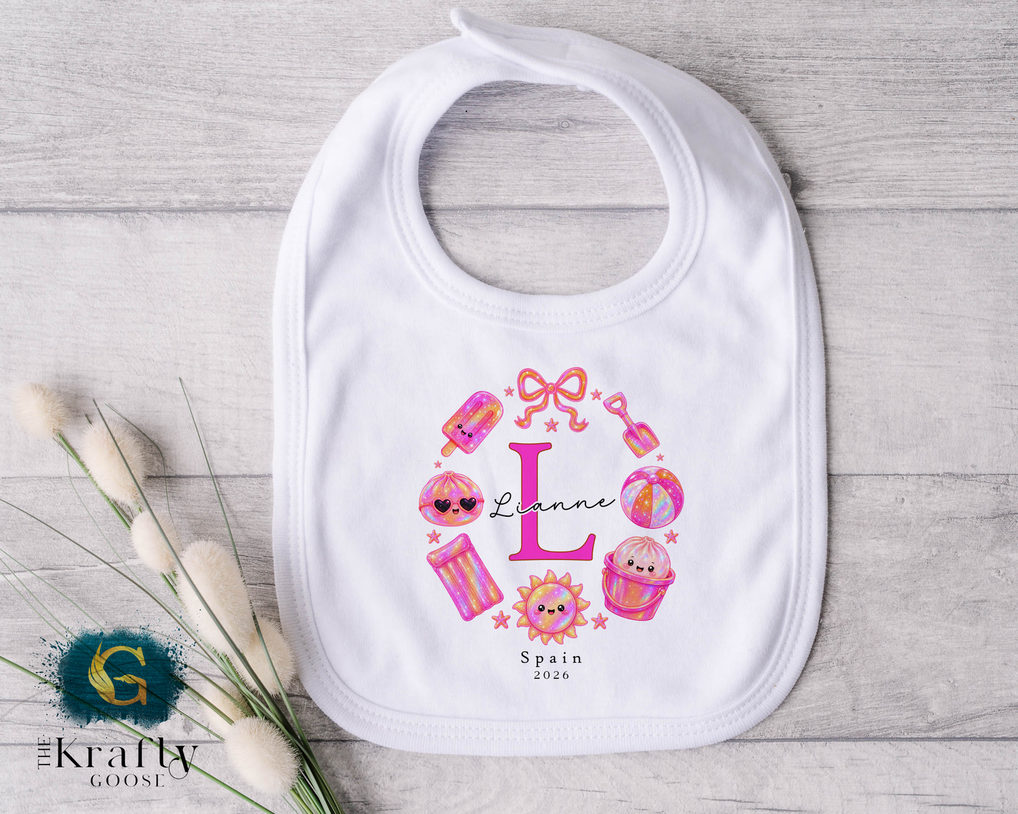 Little Dumpling Holiday - Pink Design - T-Shirt - Vest - Sleepsuit Romper - Sweater