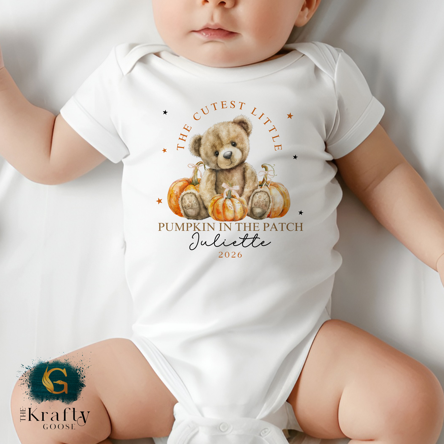 Cutest Pumpkin in the Patch - Teddy Bear Design