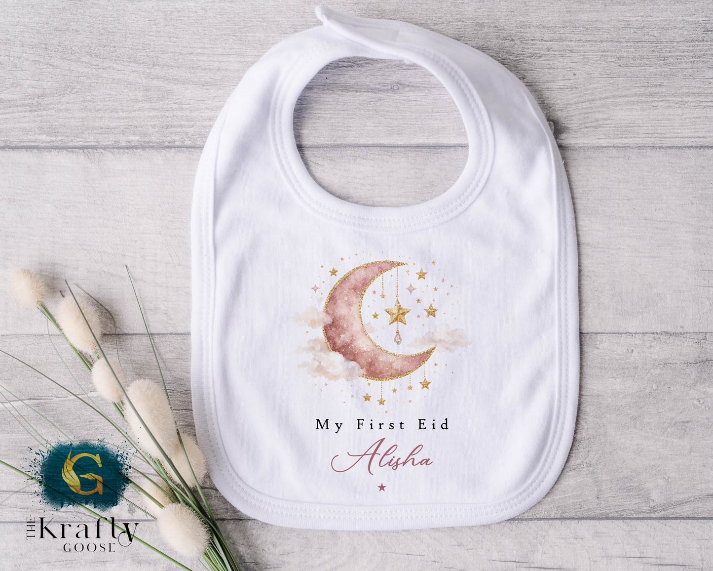 My First Eid - Eid Mubarak Ramadan - Personalised T-Shirt or Baby Outfit