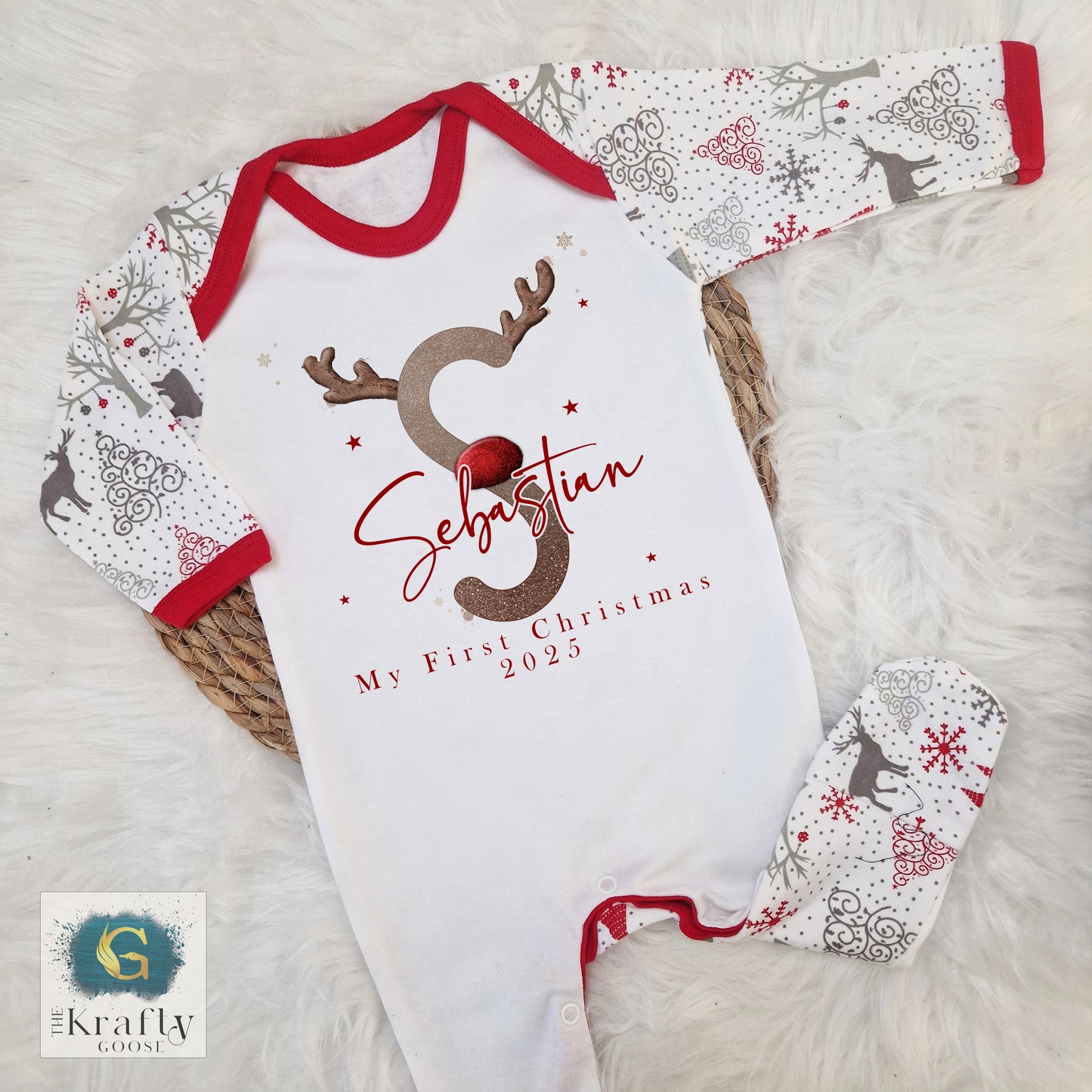 Reindeer Alphabet Design - My First Christmas