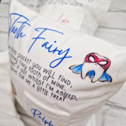 Tooth Fairy Cushion - Boy, Girl and Superhero Characters